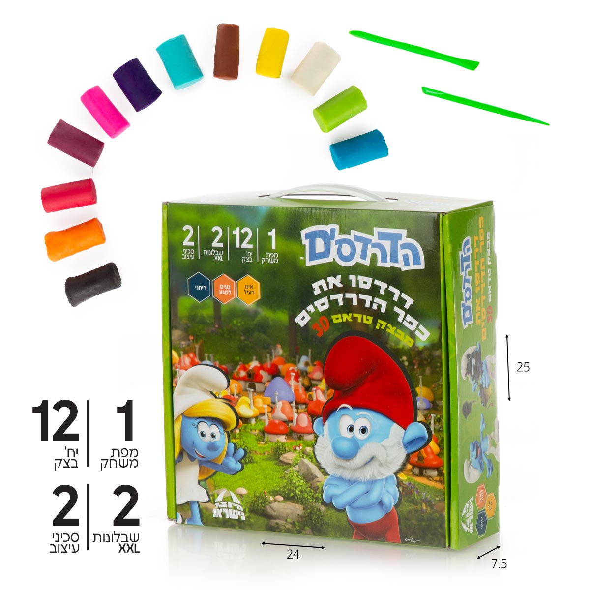 דרדסים משחק בצק טדאם כפר הדרדסים